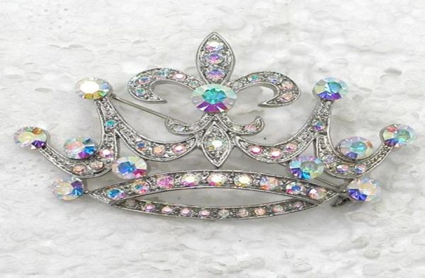 

whole rhinestone crown pin brooches pendant c101932012343610863, Gray