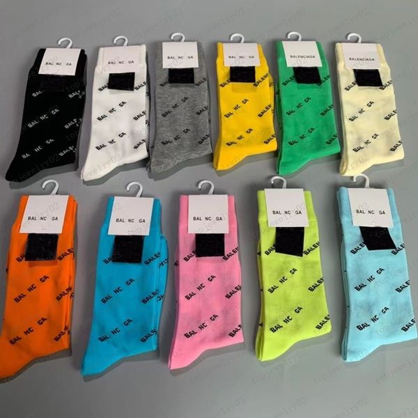 

multi-color fashion men's socks, women's and men's high-quality pure cotton, versatile classic breathable mix-and-match footb, Black