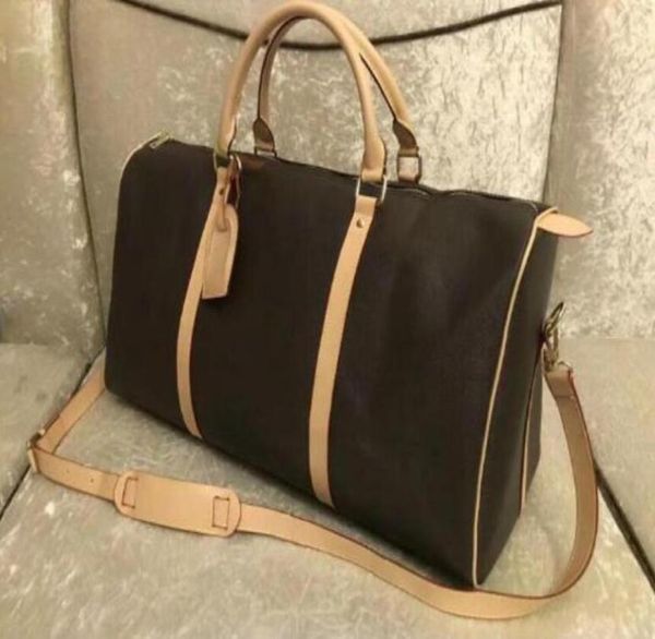 

men white lock the keys duffel bag women travel bags luggage bag women pu leather handbags large cross body bag totes 55cm8194867