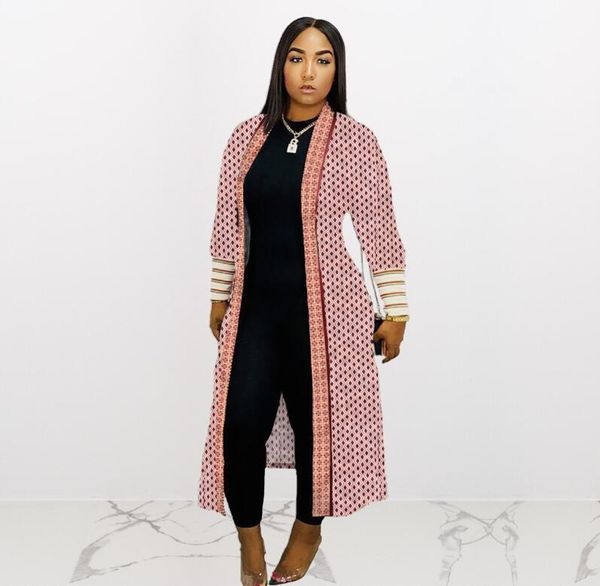 

women's outerwear 2023 spring and autumn new thread sleeve cardigan women's outerwear plaid pattern long women trench coats, Tan;black