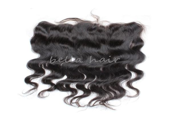 

peruvian body wave 4x13 frontal hair earear lace closure human hair extensions natural color bellahair products deal7817946, Black;brown