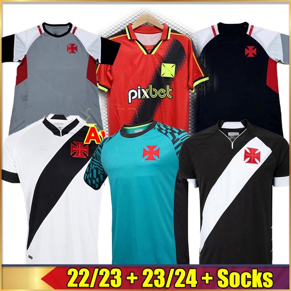 

raniel 23 24 vasco da gama mens soccer jerseys g. pec juninho getulio 2023 2024 home away 3rd wear special edition football shirts uniforms, Black;yellow