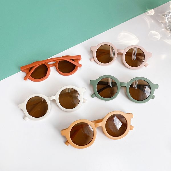 

2023 kids personality classic outdoor sun protection sunglasses boys girls colors protect eyes baby uv400 sunglasses children, Blue