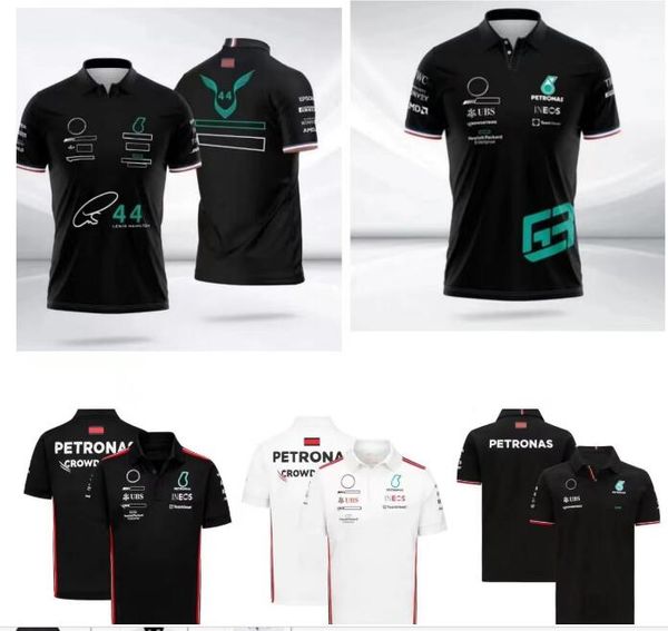 

f1 racing polo shirts outdoor sports lapel t-shirt same style customization