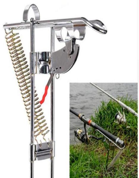 

stronger version fish rod bracket automatic double spring angle pole standard fishing holder75001929989847