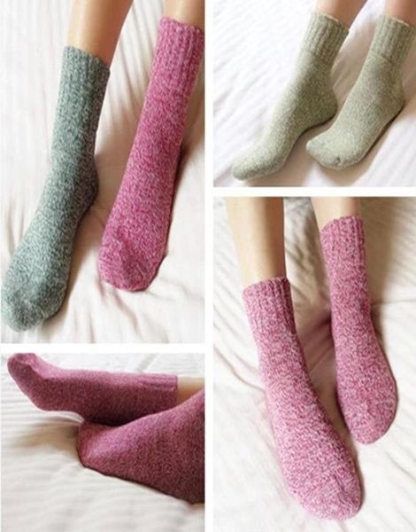 

5 pairs spring winter thick wool socks women sport socks female fitness yoga gym sock warm soft sports winter75996358088119, Black