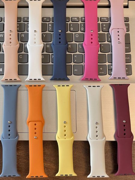 

strap for apple watch band 49mm 44mm 40mm 45mm 41mm 42mm 38mm 44 45 mm silicone sport bracelet iwatch series7 se3 4 5 6 8 ultra, Black;brown