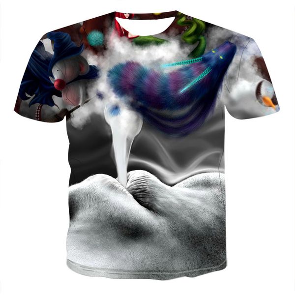 

men's t shirts 3d print-ed shirt full color vortex star tshirts shorts sleeved casual style tees 91bw3, White;black