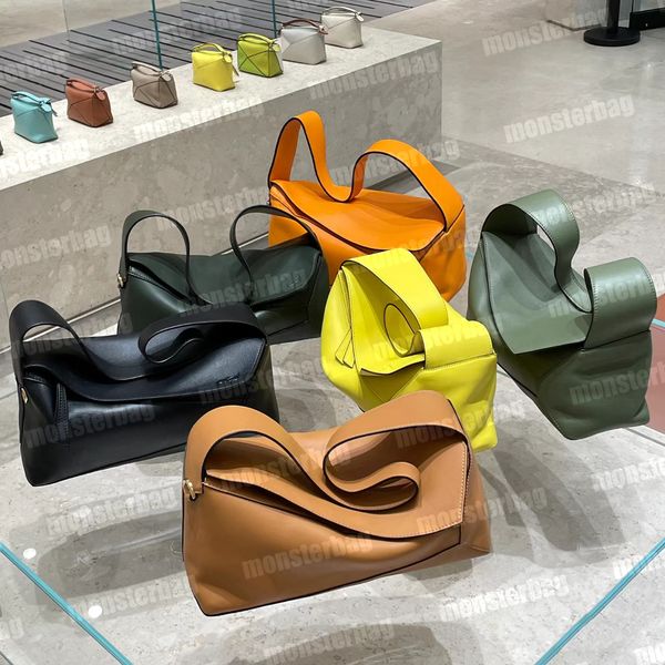 

designer puzzles bag hobo crossbody shoulder messenger bags real leather luxury classic calfskin women cuboid shape handle purse