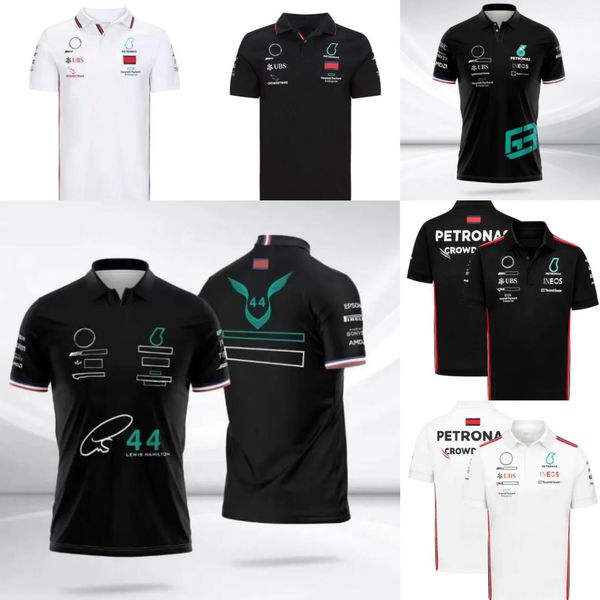 

f1 formula 1 polo shirt team summer racing lapel t-shirt with custom
