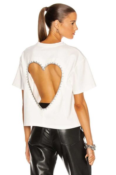 

summer women backless tshirts backless fashionable ladies blouses votg, White