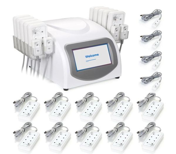

new 5mw lipo laser 88 diodes lipolysis 14 pads body slimming weight loss fat burning beauty machine6875518