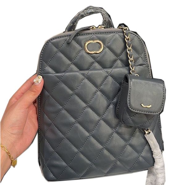 

flap bag shell desigenr 22a backpack women with handle litter airpods case gold metal hardware shoulder crossbody handbag large capacity 3 c