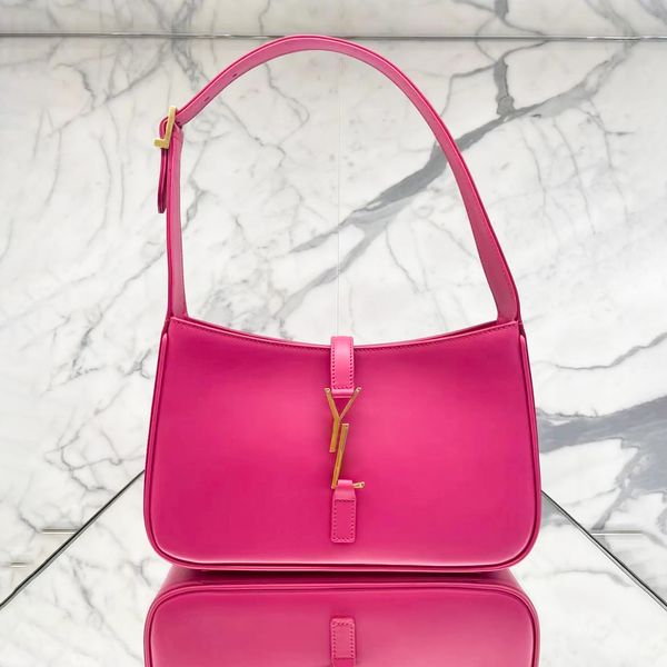 

women's mens le5a7 underarm shoulder bag strap lady crocodile leather crossbody hobo cleo bag luxury pink designer bag purse and handba