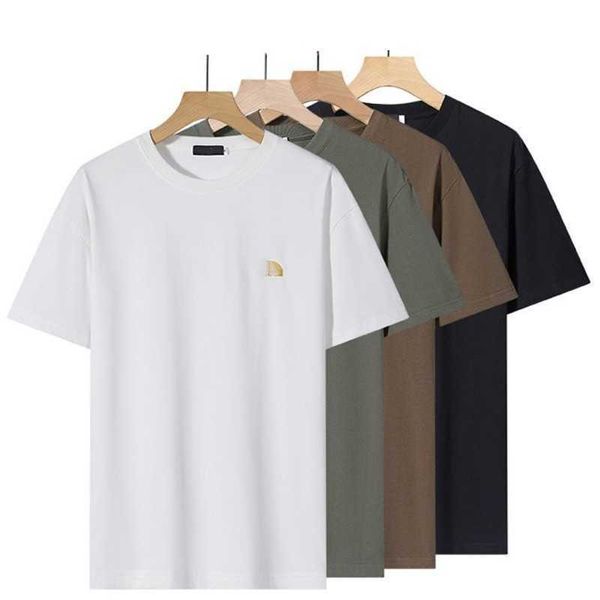 

summer mens t shirt couple round neck short sleeved shirts designer t shirt men women fashion embroidery tee cotton t-shirt, White;black