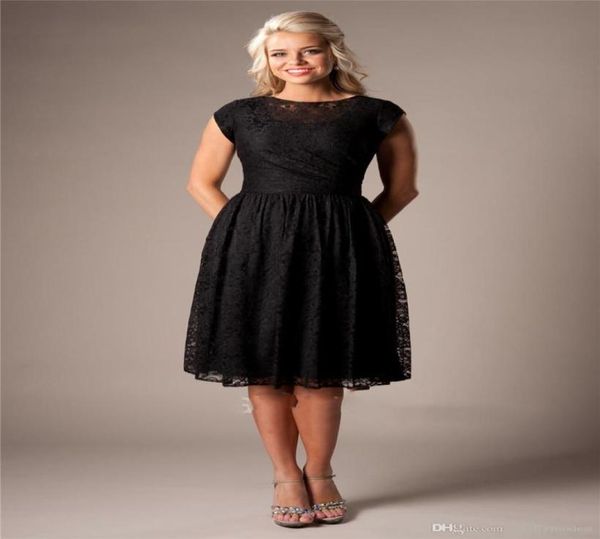 

black lace cap sleeves short modest bridesmaid dresses jewel neck aline vintage women wedding party dresses brides maid dresses c3611870, White;pink