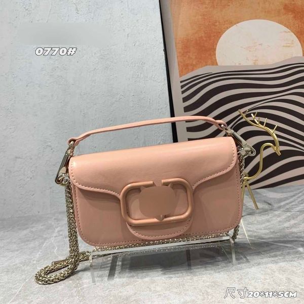 

designer fashion bag luxurys light luxury colorful outdoor big hardware chain bag shoulder straddle handbag underarm women's loco bag x