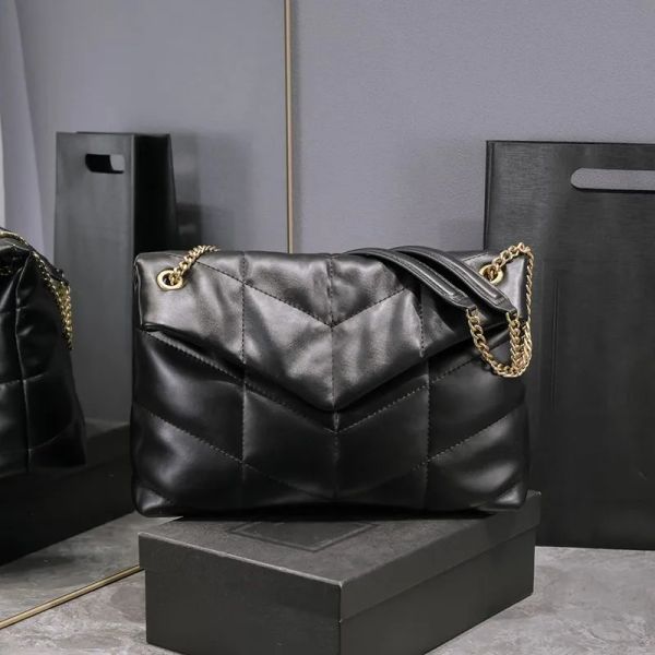 

classic flap designer puffer ysle bag womens envelope loulou purses messenger shoulder bag clutch sheep leather luxury tote handbag cross bo