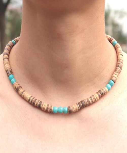 

chokers noter 2021 fashion necklace men vintage wood viking hombre minimalist buddha natural stone for him5883930, Golden;silver