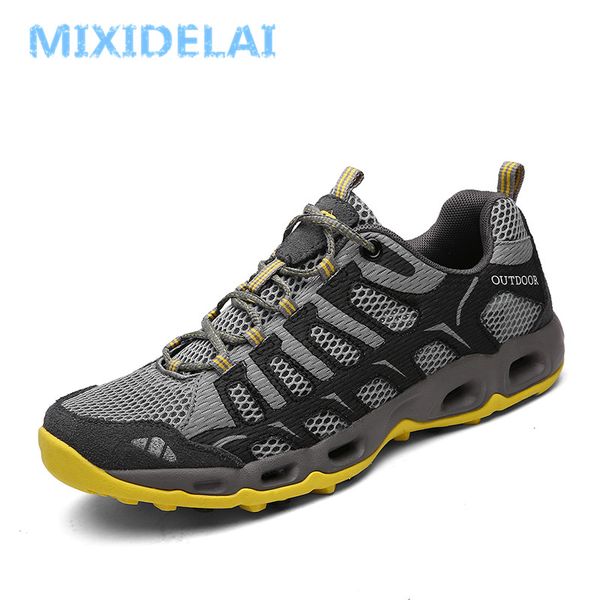 

mixidelai new summer men sneakers fashion spring outdoor shoes men casual mens shoes comfortable mesh shoes for men size 39-46, Black