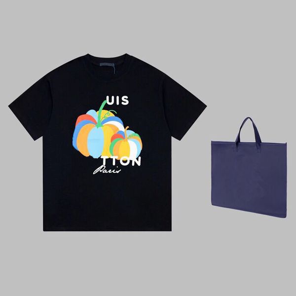 

2023 designer letter print men's t shirt street hip hop high street short sleeve women's t shirt fashion couple sweatshirt y66f3d, Black;brown