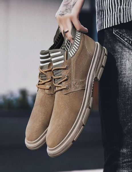 

dress shoes spring leather hombre flat leisure on sport 2022 safety masculino sapato white wear loafers low mens shose pa8702125, Black