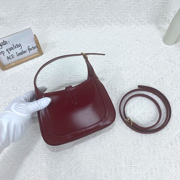

designer underarm bag 19cm g637091 genuine leather shoulder bag with box