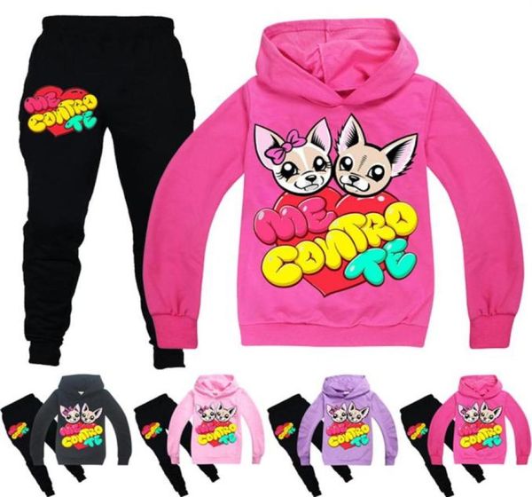 

me contro te clothing sets spring and autumn 614t kids hoodies pants 2 piece sets 120160cm kids designer clothes girls wholesa281145608, White