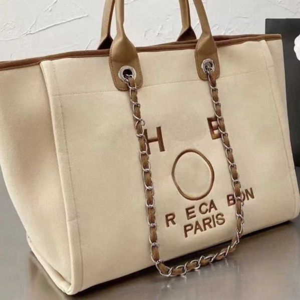 

women's luxury fashion hand bags ch embroidered brand handbag female pearl beach bag big shopping small backpacks canvas chain backpack