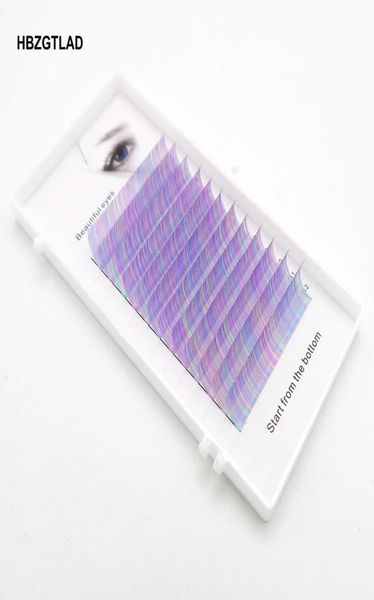 

hbzgtlad cd curl 00701mm 815mm false lashes rainbow color eyelash individual colored lashes faux eyelash extensions5896829