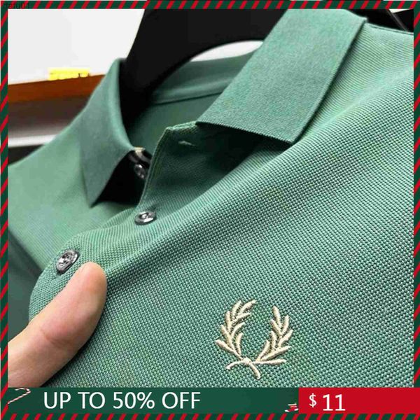 

100% cotton mens polo shirts with embroidery lapel korea fashion summer handsome men clothing trend casual t-shirts l230520, White;black