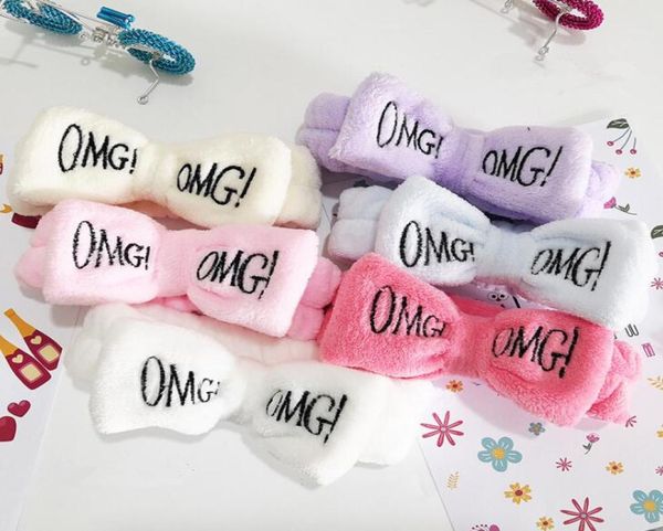 

omg headbands women bowknot hairbands elastic headwraps girls turban cute hairlace bow hair band for makeup face wash spa yoga sho8824218, Silver