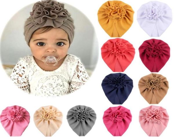 

knot bow baby headbands toddler headwraps baby flower turban hats babes caps elastic hair accessories 2020 new6487536, Slivery;white