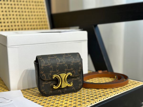 

women designer mini bag hand pleated mini bag handbag bag handle shoulder bag luxury vintage triomphes bag