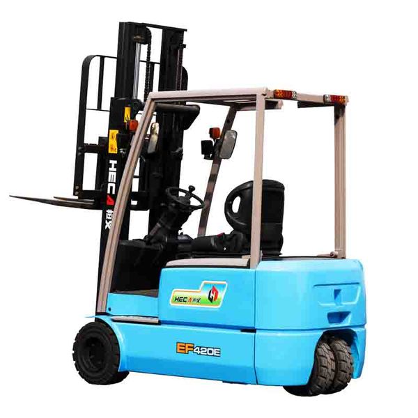 

2 ton new technology electric fork truck lift full electric stacker sitting drive forklift
