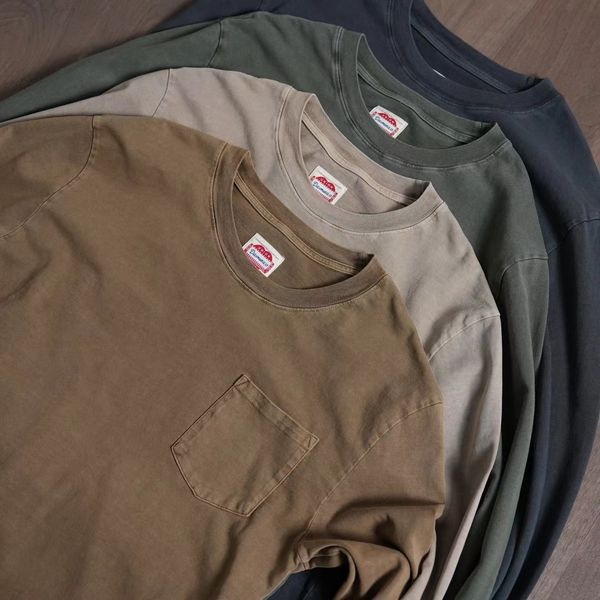 

real pics men's plus tees m l xl  long sleeve 4colors, Black;brown