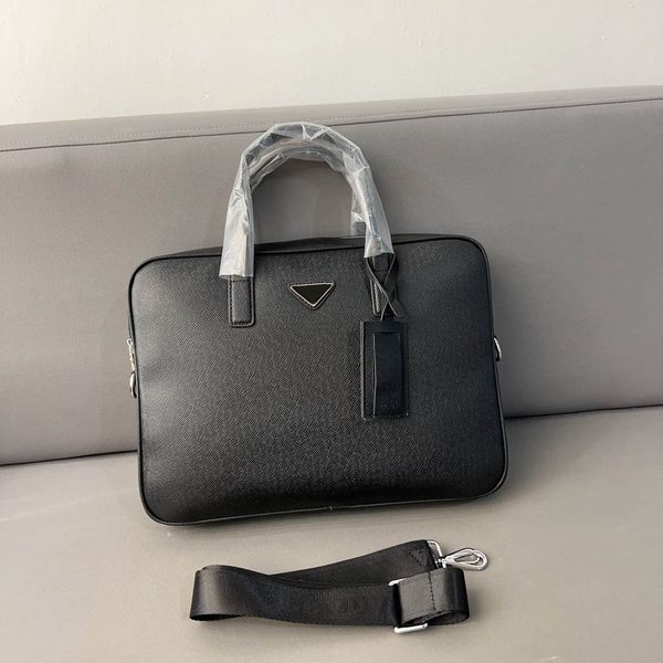 

23 senior business men briefcase designer totes luxury men bags men waterproof leather handbag father day gift