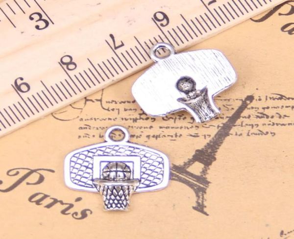 

62pcs jewelry charms basketball basket 20x19mm antique silver plated pendants making diy handmade tibetan silver jewelry8865739, Bronze;silver