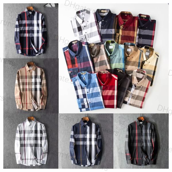 

luxury designer men's shirts fashion casual business social and cocktail shirt brand spring autumn slimming the most fashionable clothi, White;black