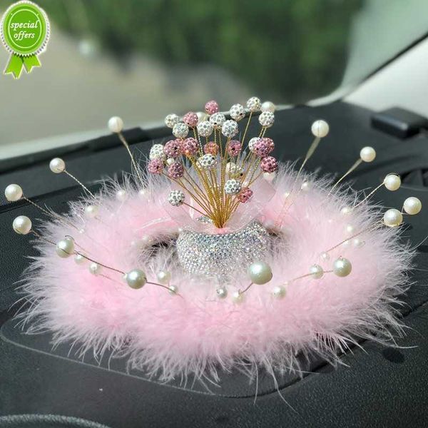 

new cute cartoon bling diamond stars car decoration solid car perfume air freshener feature non-slip mat interior auto ornaments