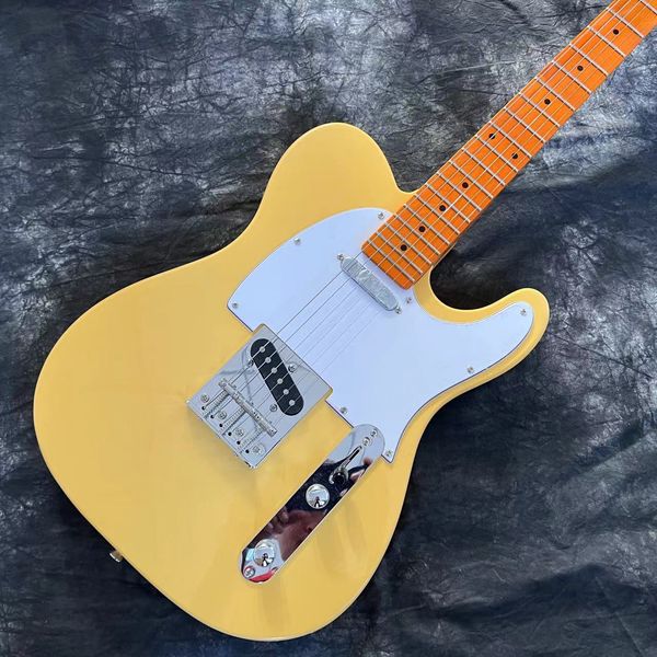 

electric guitar 6 stings guitar maple fingerboard basswood body
