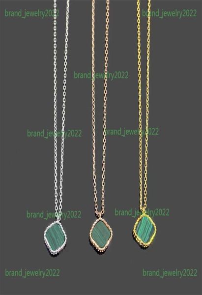 

2022 new fashion pendant necklace for women classic fourleaf clover necklace designer natural gemstone necklaces pla6407153, Silver