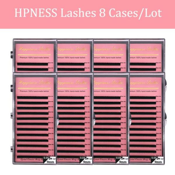 

8 caseslot eyelash extension eye lashes super soft silk mink lashes classic lashes deep matte 100 hand made hpness7059645
