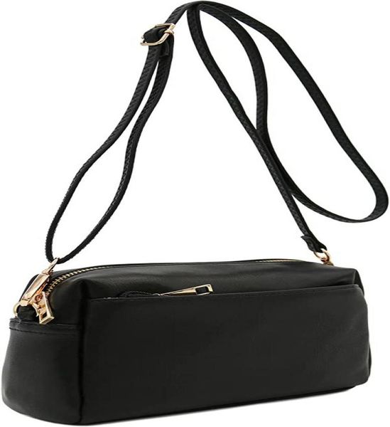 

triple zipper small crossbody bag in gold womens designer handbags big capacity lady5629465