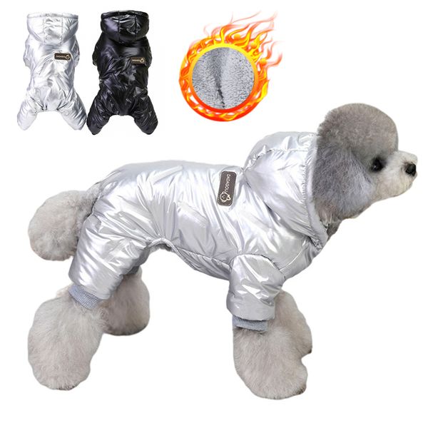 

Winter Warm Pet Dog Jumpsuit Waterproof Dog Clothes for  Dogs Chihuahua Jacket Yorkie Costumes Shih Tzu Coat Poodle Outfits, Two colors