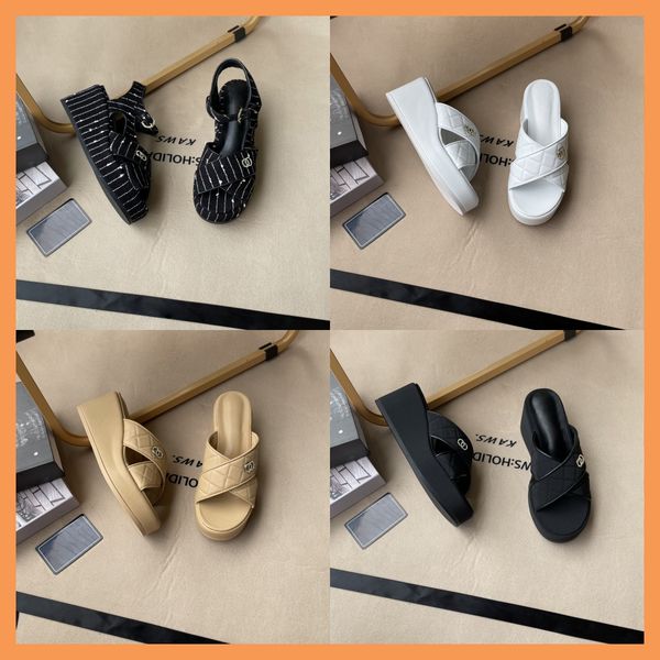 

2023 luxury designer women thong sandal lambskin thong leather strass metal imitation pearls classic summer outside lady slipper sliders san, Black