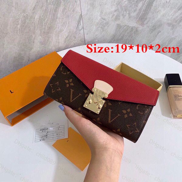 

Women's Men's Wallets New Long Wallet Card Holder Designer Purse Luxury Wallet Fashion High-Grade Exquisite Leather a Variety of Styles, C5