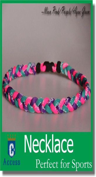 

titanium sport tornado necklaces baseball ionic 0123456129152, Golden;silver