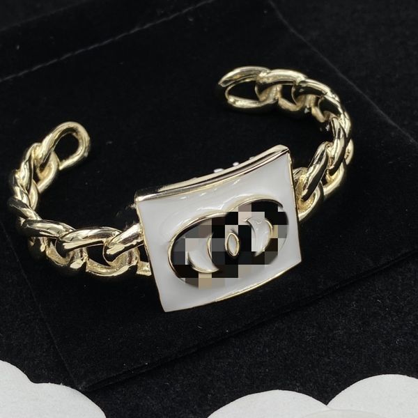 

brand bracelet high end luxury designer diamond letter women's fashion simple gift couple jewelry high quality, Silver