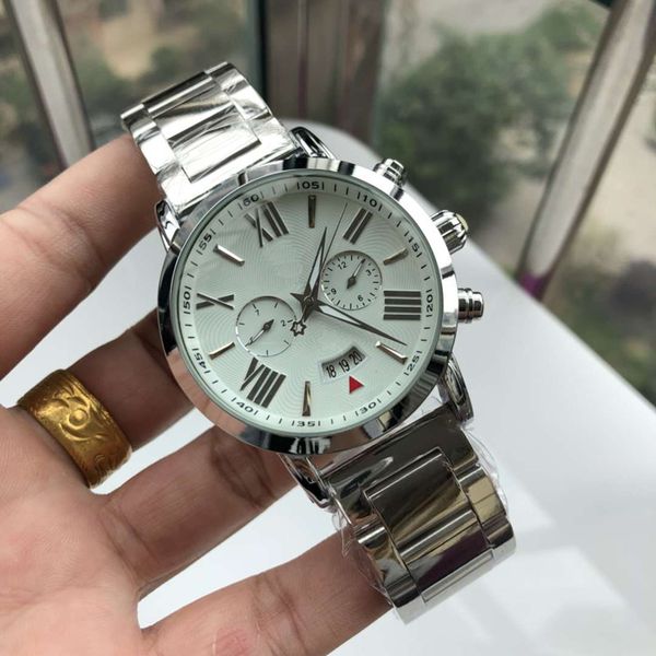 

2023 new watch men's leisure diamond watches gold steel case stainless steel mechanical automatic wristwatch strap male relogio masculi, Slivery;brown